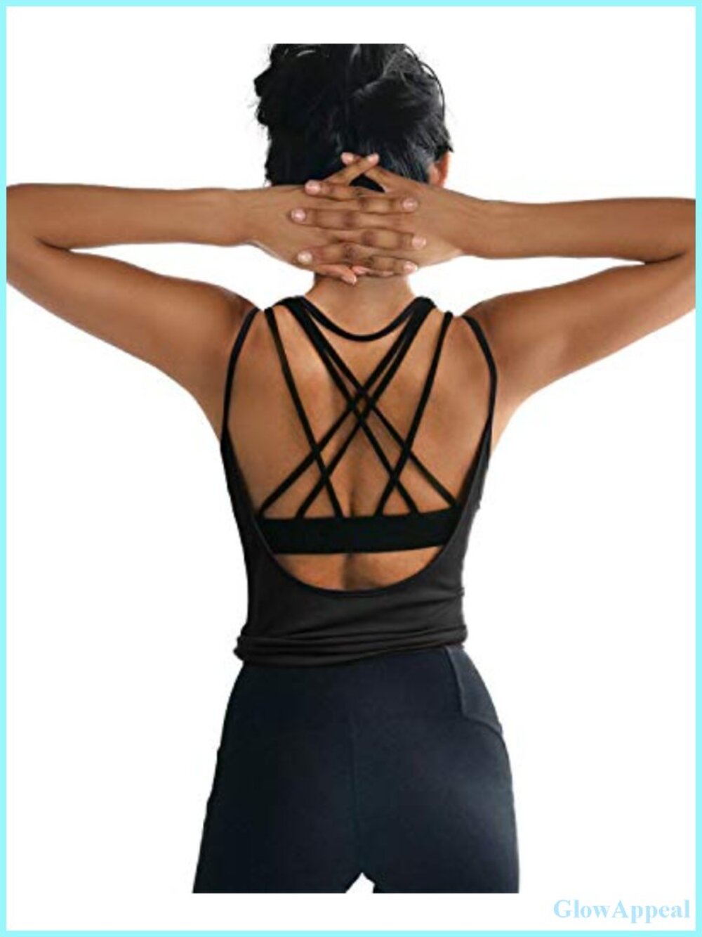 OYANUS Womens Backless Yoga Tank Top Sleeveless Workout Gym Shirt